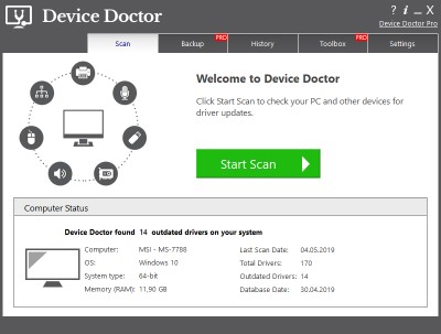Device Doctor Pro на русском языке